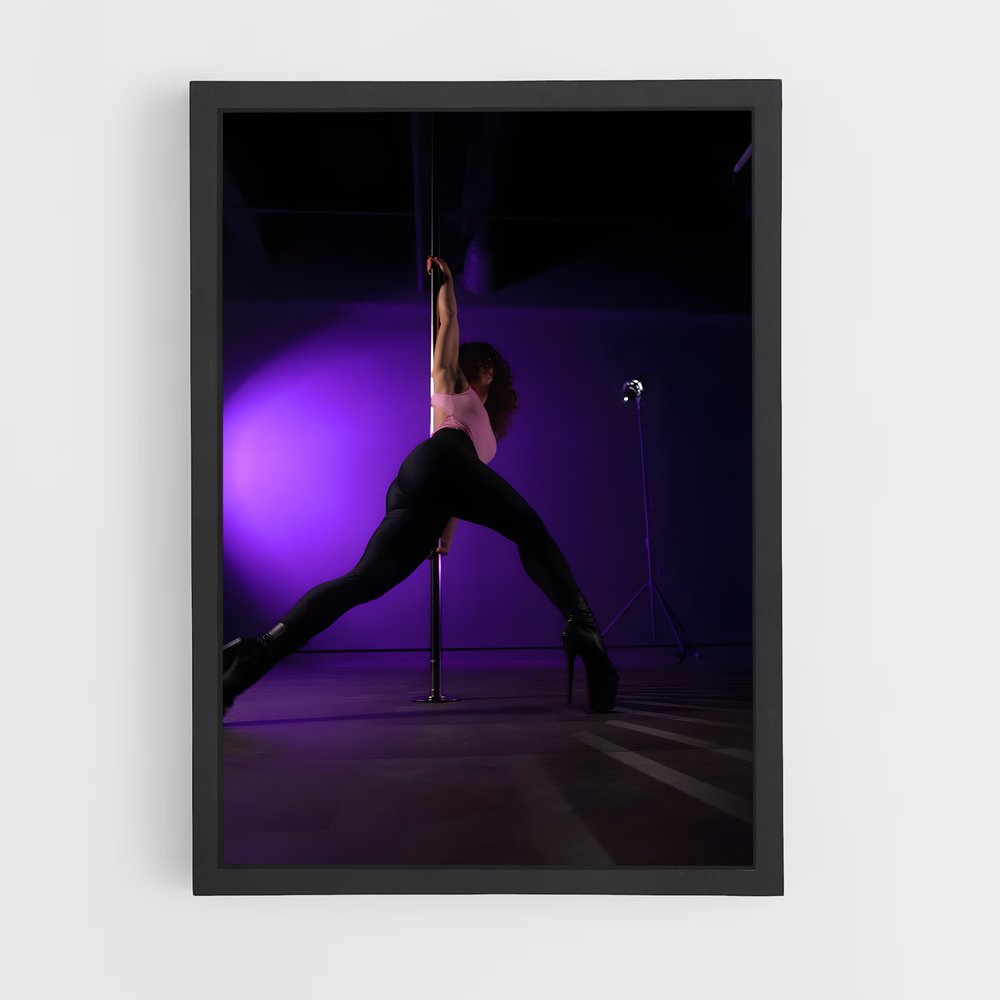 Poster Pole de dancing – affiche Danse (vue 2)